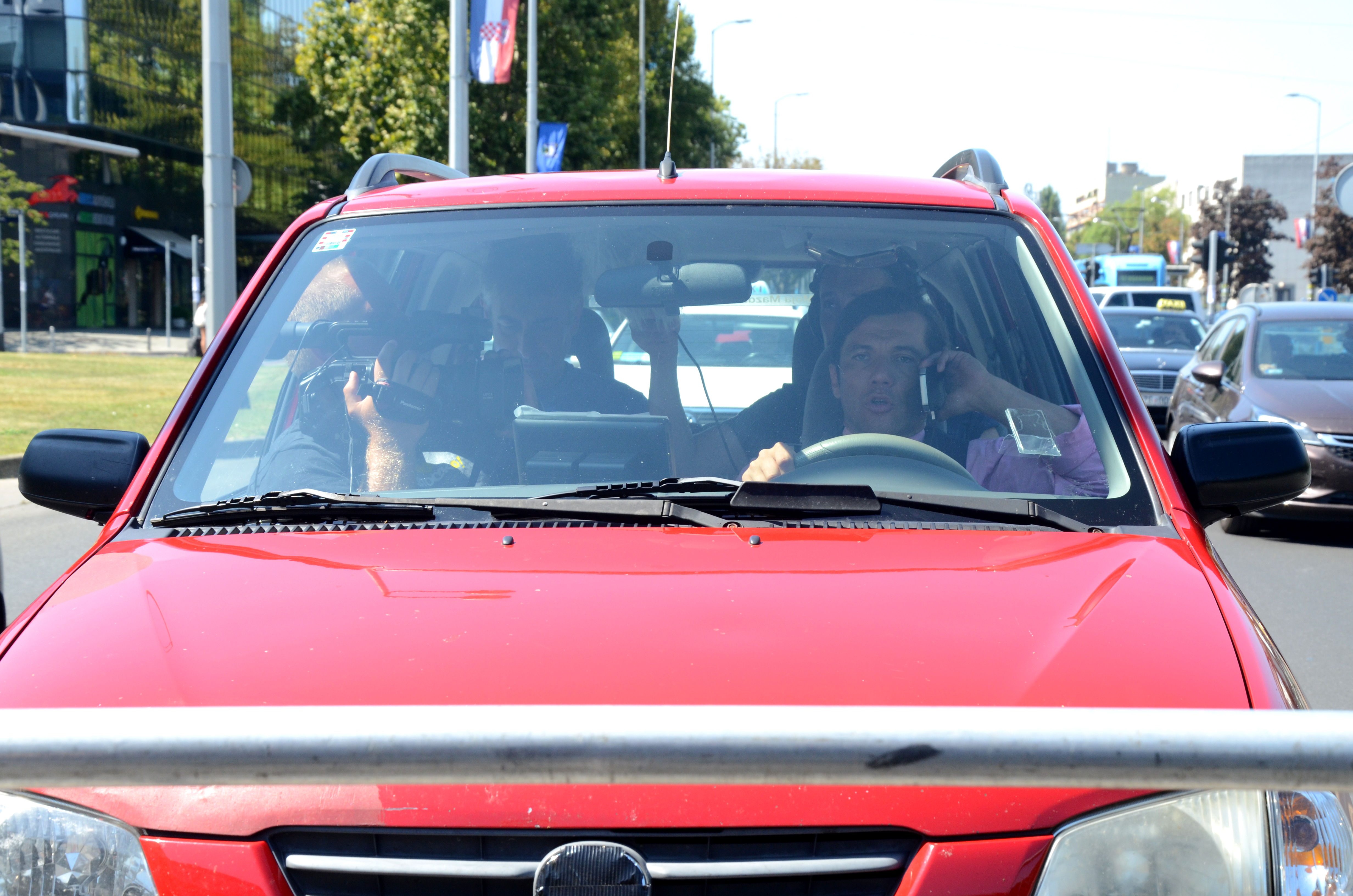 Mario Petreković - vozač u spotu kampanje Dan bez mobitela u prometu